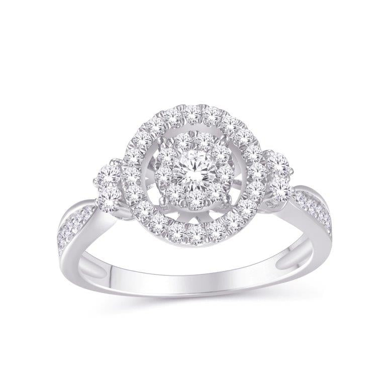 14KT-0.74CTW LADIESRING