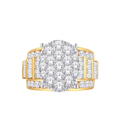 10KT-3.00CTW LADIESRING-E SIZE 9