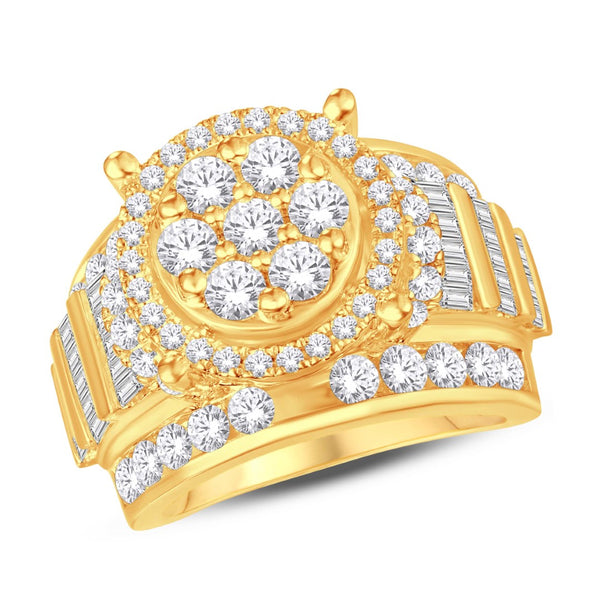 10KT-2.96CTW LADIESRING