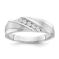 10kw Lab Grown Diamond SI1/SI2, J, Men's 5-stone Band