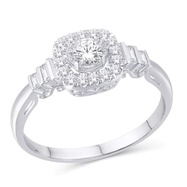 14KT-0.36CTW LADIESRING