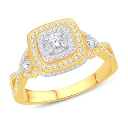 10KT-0.51CTW LADIESRING