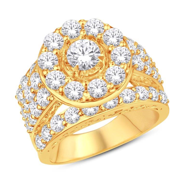 10KT-4.00CTW LADIESRING