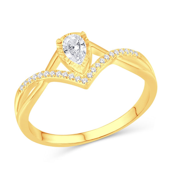 14KT-0.23CTW LADIESRING