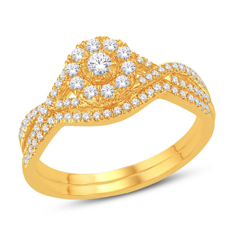 14KT-0.38CTW(0.05CTR) CERTIFIED BRIDAL-B