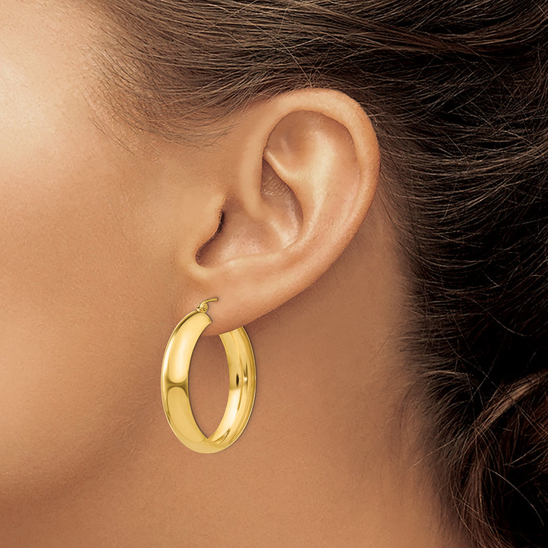 14K Hoop Earrings