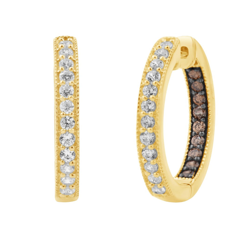 14KT-0.97CTW EARRINGS