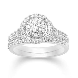 14KT-1.00CTW(CTR0.2) UNO BRIDAL