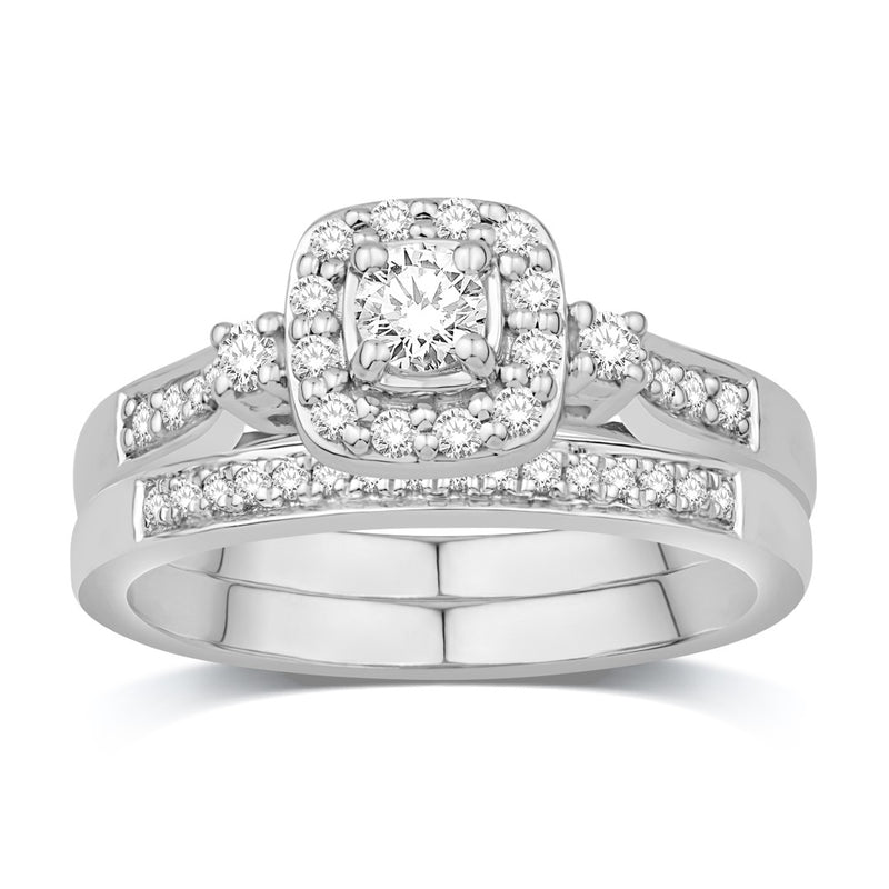 14KT-0.33CTW(CTR0.1) UNO BRIDAL