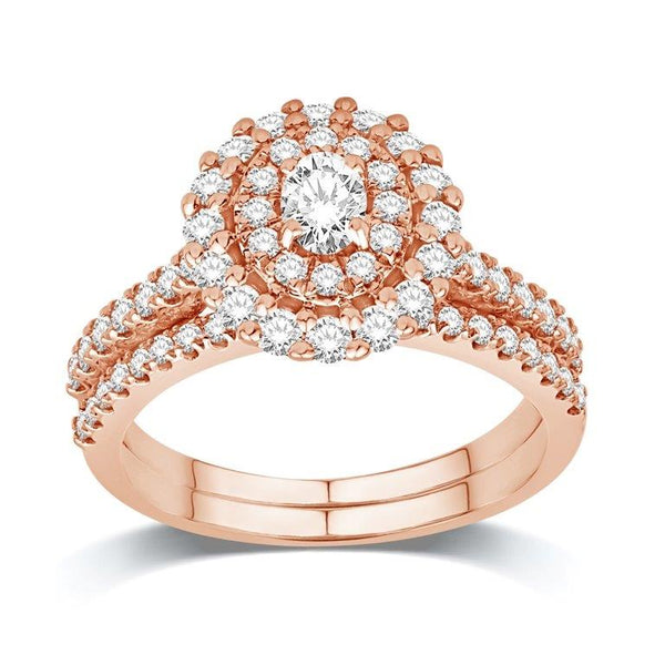 14KT-1.00CTW(CTR0.2) UNO BRIDAL