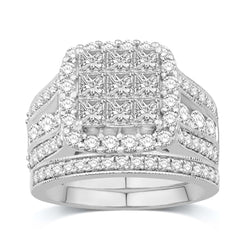 14KT-2.96CTW(CTR1.08) BRIDAL