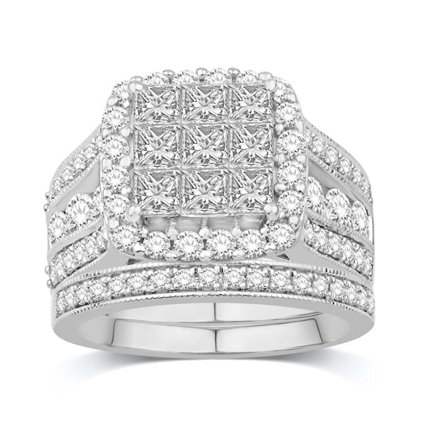 14KT-2.96CTW(CTR1.08) BRIDAL