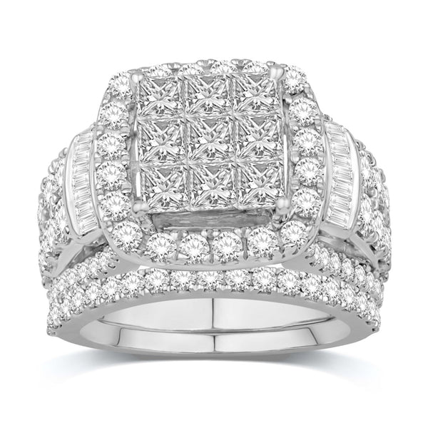 14KT-3.53CTW(CTR0.18) BRIDAL