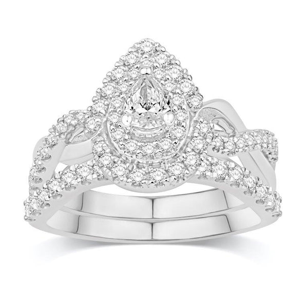 14KT-0.97CTW(CTR0.2) UNO BRIDAL