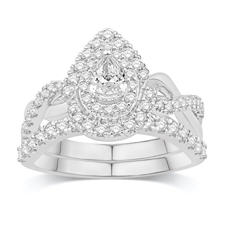 14KT-0.97CTW(CTR0.2) UNO BRIDAL