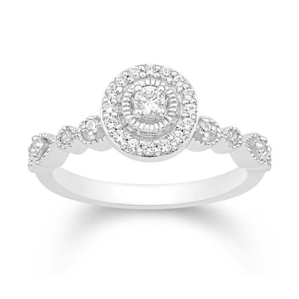 14KT-0.28CTW LADIESRING