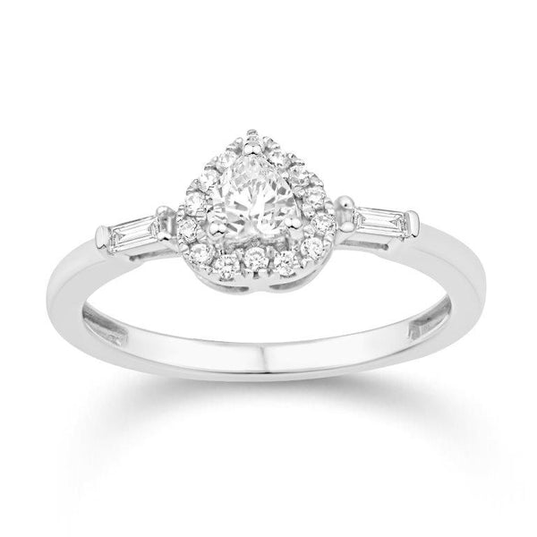 14KT-0.39CTW LADIESRING