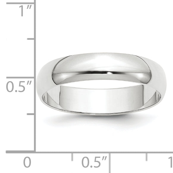 10KW 5mm LTW Half Round Band Size 7