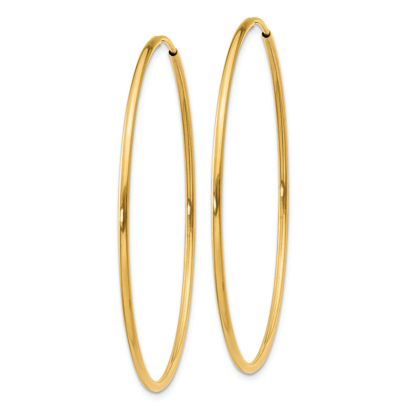 14k 1.25mm Endless Hoop Earring