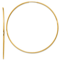 14k 1.25mm Endless Hoop Earring