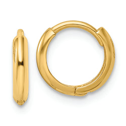 14k Polished Hinged Hoop Earrings