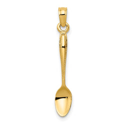 14K 3-D Table Spoon Pendant